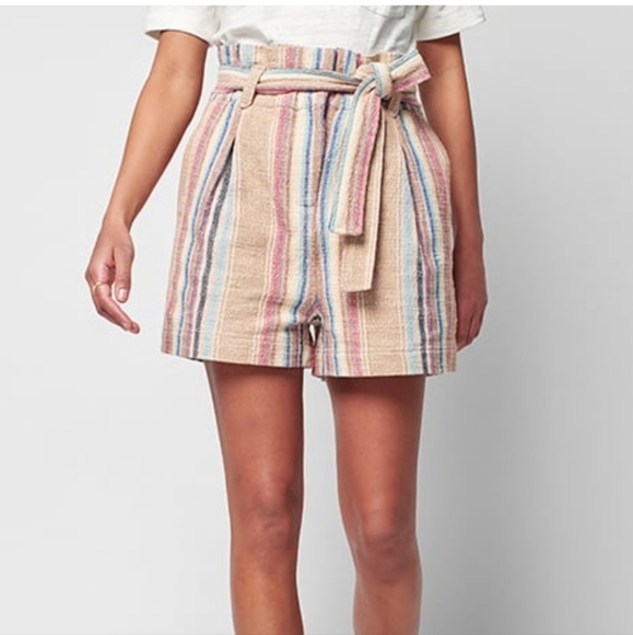 NWT Faherty Jacket and Shorts Set Mykonos Organic Cotton‎ Striped size Large - Picture 3 of 5